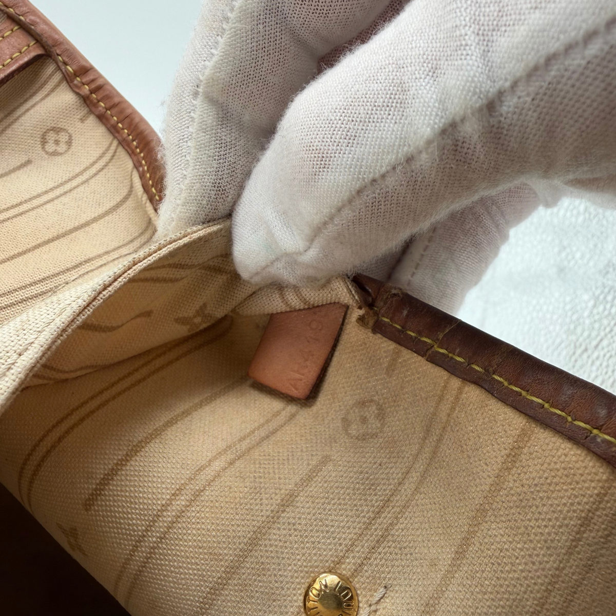 Louis Vuitton Neverfull MM Azur-Tasche (AR4193)