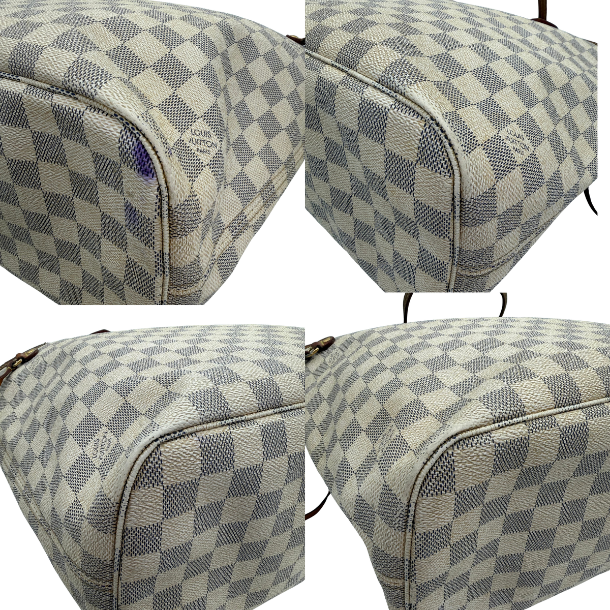Louis Vuitton Neverfull MM Azur-Tasche (AR4193)