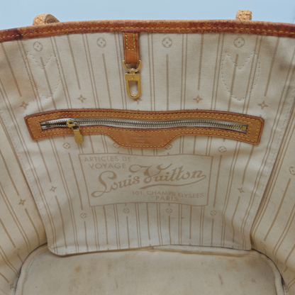 Louis Vuitton Neverfull MM Azur-Tasche (CA0150)